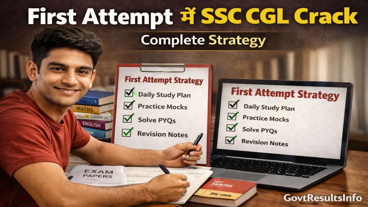 How to Crack SSC CGL in First Attempt? (6 Months Master Plan)
