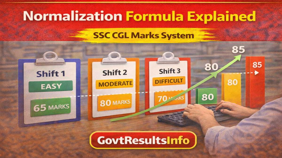 SSC CGL Normalization Formula कैसे काम करता है? Marks Calculation ...